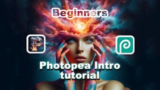 Photopea tutorial for beginners  intro Photopea  Photoshop vs Photopea [upl. by Keen]