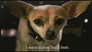 1997 Taco Bell Chihuahua Commercial [upl. by Arahsal]