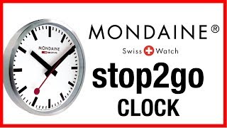 Mondaine stop2go Clock [upl. by Lennaj898]