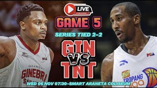 🔴GINEBRA VS TNT GAME 5 FINALS  LIVE SCORE amp PLAY BY PLAY  COMMENTARY [upl. by Ilrebmyk]