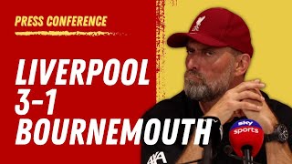 Liverpool 31 Bournemouth  Jurgen Klopp Press Conference [upl. by Alleuqcaj79]