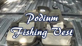 PODIUM Rapid River Fishing Vest [upl. by Elicul]