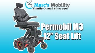 Permobil M3  With VS Leg System 12quot Seat Lift Electric Tilt amp Electric Recline  Review  5535 [upl. by Tiena]