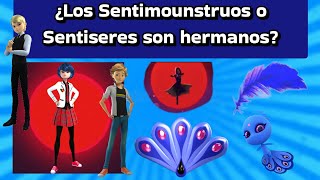 Los Sentimounstruos son hermanos Adrien Kagami y Félix son hermanos ladybug miraculous chatnoir [upl. by Abbot]