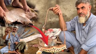 How To Making Horse Headstall ll Hand Work ll Leather Work ll Horse ll Headstall ll Making [upl. by Nihi]