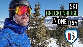 How to ski Breckenridge in one day  best resort in Colorado [upl. by Haleehs989]