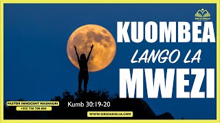 LIVE MAOMBI YA KUOMBEA LANGO LA MWEZI NOVEMBER [upl. by Burney]