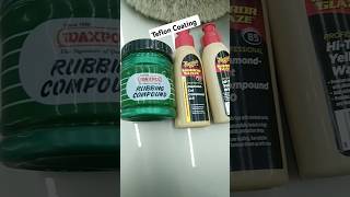 Teflon Coating apply on car  rubbingdiamond cutwax  next Zen Coating [upl. by Fitzgerald]