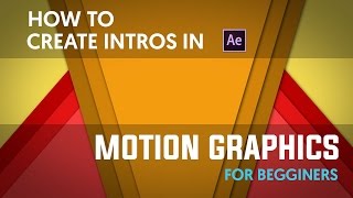 After Effects Tutorial Simple Intro in After Effects  No Plugins [upl. by Milicent505]