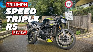 Triumph Speed Triple Rs  Full Review [upl. by Setarcos]