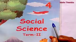 4th standard social science term 2  Unit 1 to 3 question and answer [upl. by Ailati298]