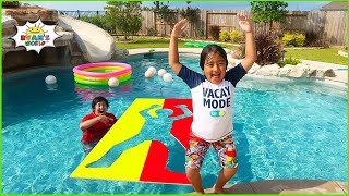 Ryan jumping through impossible Shape Challenge and more 1 hour kids activities [upl. by Neirad]