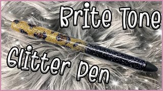 Glitter Pen Using Crystalac BRITE TONE [upl. by Jamie]