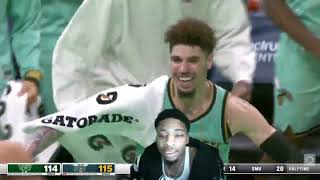 Bucks vs Hornets Highlights Reaction [upl. by Anos]