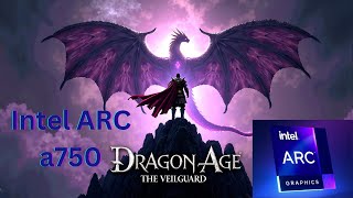 Dragon Age The Veilguard Gameplay Intel Arc a750 GPU TESTING Ultra  High  Med  Low [upl. by Airdnua963]