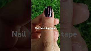 nail striping tapetrending nailartdesignsathomewithouttools nailart nails nailartdesignathome [upl. by Noiro]