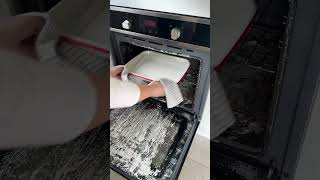 Cleaning your oven  no harsh chemicals cleaninghacks [upl. by Aiyt]