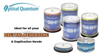 Optical Quantum best recordable optical discs for duplication [upl. by Ahsienet]