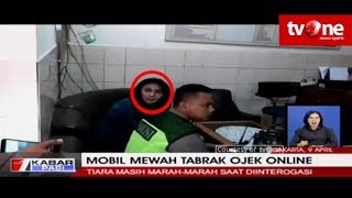 Tabrak Ojol Tiara Masih MarahMarah Saat Diinterogasi [upl. by Lisabeth]