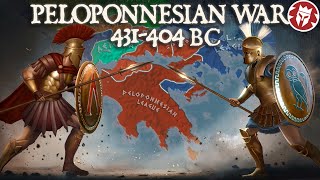 The Full History of the Peloponnesian War  Athens vs Sparta [upl. by Enamrahc]