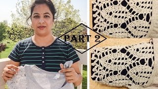 Crochet Stitch and Armhole Shaping  Part 2 [upl. by Sargent]