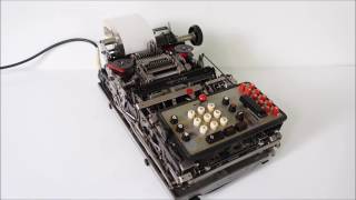 Olivetti Divisumma 14 demo automatic divide [upl. by Mosier151]