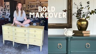 Vintage Furniture Makeover with Melange Paints [upl. by Grove599]