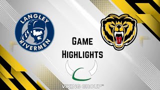 Victoria Grizzlies 2 vs Langley Rivermen 3 Game Highlights October 26 2024 [upl. by Hanad534]