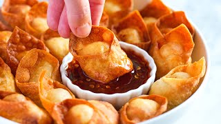 Easy Homemade Crab Rangoon Recipe [upl. by Ativla]