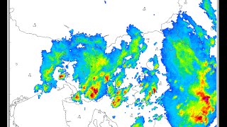 Radarska slika padavin nad Slovenijo 1 januar  30 junij 2016 [upl. by Geneva]