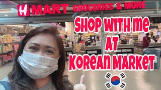 Shop with Me at Korean Market H Mart [upl. by Ahsiadal]