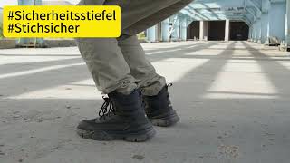 SPIEZ Sicherheitsschuhe sicherheitsstiefel stichsicher pannensicher [upl. by Mendoza]