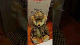 Unboxing Steiff Sherlock Holmes Teddy Vintage tahun 2002 steiff bonekateddybear labubu [upl. by Anitnuahs]