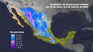 Pronóstico extendido del 27 de enero al 2 de febrero de 2024 [upl. by Eirollam978]