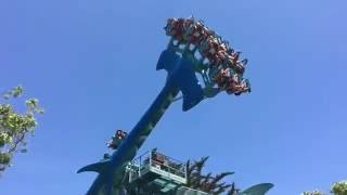 New Hammerhead ride at Six Flags park in Vallejo California Discovery Kingdom [upl. by Anaugal]