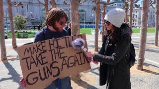 AntiGun Protesters Show How Little They Know at March For Our Lives SF  FLECCAS TALKS [upl. by Nhar]