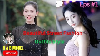 Beautiful Street Fashion Outfits Style EPs 1 beautiful fashion youtube foryou [upl. by Peony]