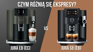 Czym różnią się modele Jura E8 EC vs Jura S8 EB  kawawbiurzepl [upl. by Euk]