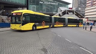 Qbuzz UOV VanHool newAGG300 te Utrecht NL  buslijn 12  22 maart 2016 [upl. by Elnukeda461]