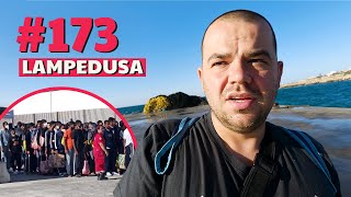 173 Przez Świat na Fazie  Przybysze z Afryki  LAMPEDUSA Włochy [upl. by Nannerb702]