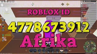 AFRIKA Roblox Song Codes [upl. by Ezitram152]