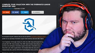 Overwatch League Skins Are Going Away [upl. by Yrekcaz]