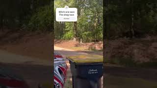 YZ 85 vs CRF 150R drag race [upl. by Allista166]