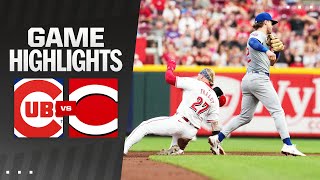 Cubs vs Reds Game Highlights 72924  MLB Highlights [upl. by Analim969]