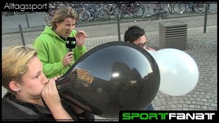 Alltagssport Folge 11  quotLuftballons aufblasenquot [upl. by Anivle633]