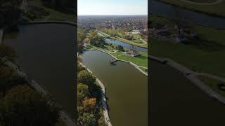 Staro jezero u Kikindi 🎃 travel fypシ゚viral srbija drone 4k nature lake view autumn balkan [upl. by Noillimaxam]