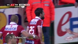 KV Kortrijk  Moeskroen 2  1 Play Off 2 20162017 [upl. by Itnavart]