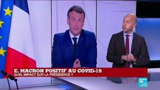 Emmanuel Macron positif au Covid19  quel impact sur la présidence [upl. by Corson]