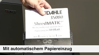 Aktenvernichter DAHLE ShredMATIC 35080 [upl. by Anallise608]