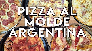 MASTER CLASS PIZZA AL MOLDE ARGENTINA [upl. by Zedekiah174]